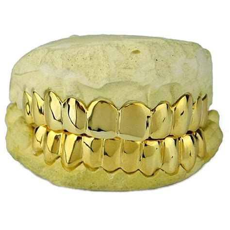 Solide 10K Or OR 14K Gold Grillz Custom Fitted Plain Teeth | Etsy