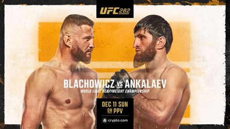 UFC 282: Blachowicz vs. Ankalaev fight card, date, timings in IST ...