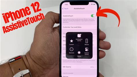 iPhone 12 : Enable Assistive Touch Button - YouTube