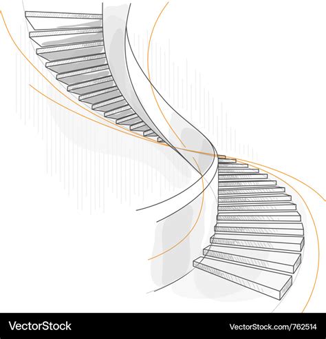 How To Draw A Spiral Staircase How To Draw A Spiral Staircase With ...