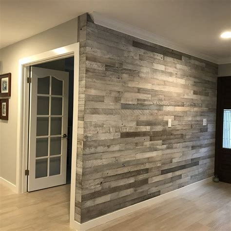 PlankandMill 3" Reclaimed Barnwood Peel and Stick Wall Paneling ...