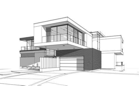 House Exterior Design Sketch - qhousej