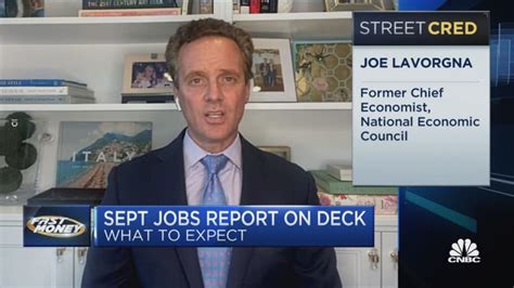 Sept. jobs report won't stop Fed from hiking rates: Fmr. NEC chief ...