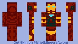 Avengers Iron Man Minecraft Skin