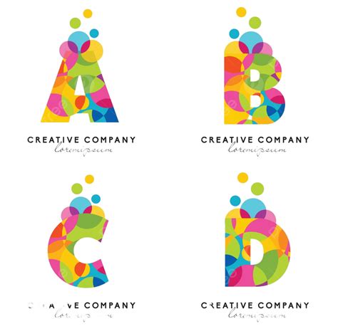 Alphabet Letters Logo Corporate Design D Vector, Corporate, Design, D ...