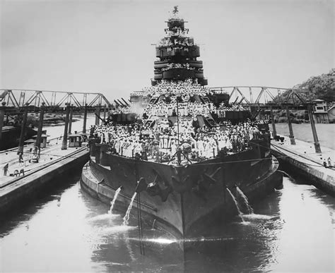 Battleship Photo Index BB-41 USS MISSISSIPPI