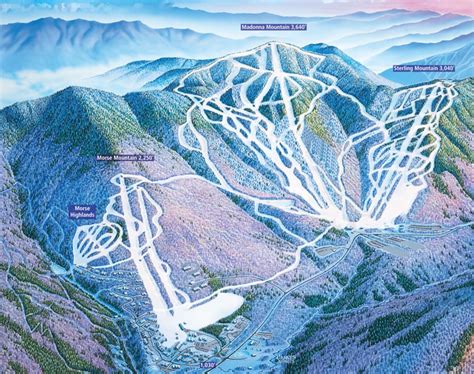 Smugglers Notch Trail Map, Stats and Profile | NY Ski Directory