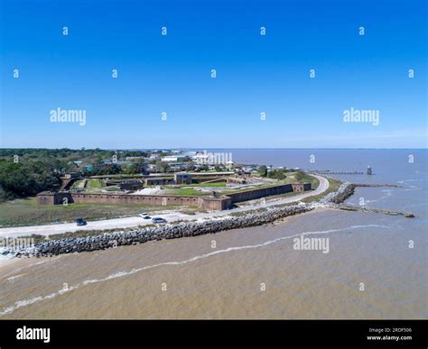 Fort Gaines at Dauphin Island, Alabama Stock Photo - Alamy