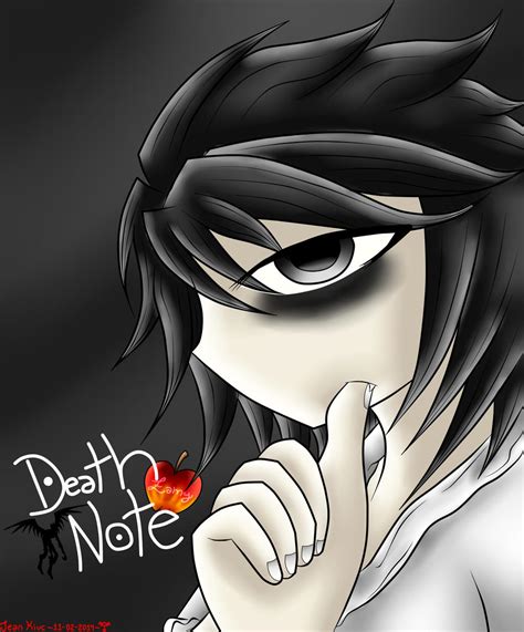 DEATH NOTE: L. Lawliet [Ryuzaki] by cukikiuc123 on DeviantArt