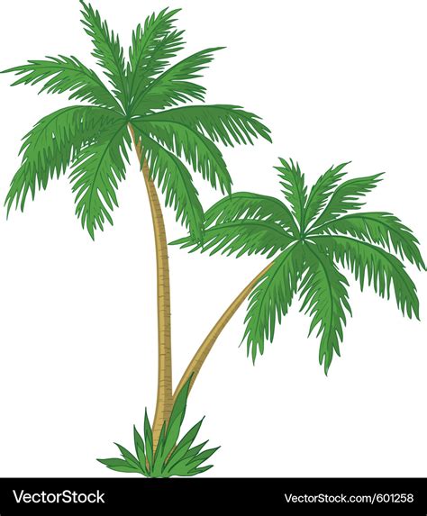 Palm trees Royalty Free Vector Image - VectorStock