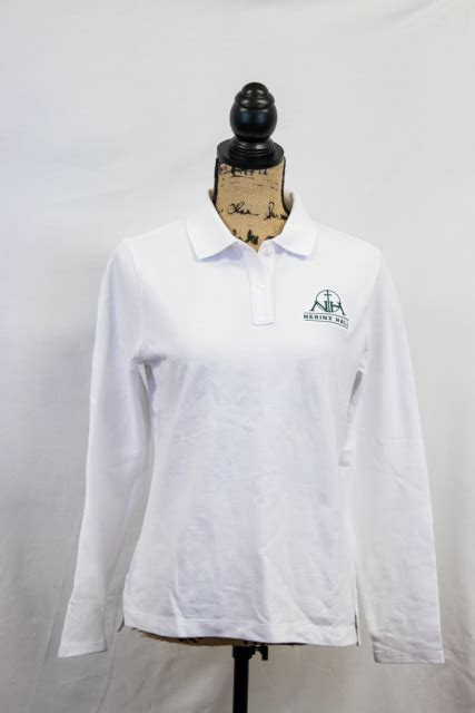 Nerinx Hall branded polos for wear with official school uniforms.