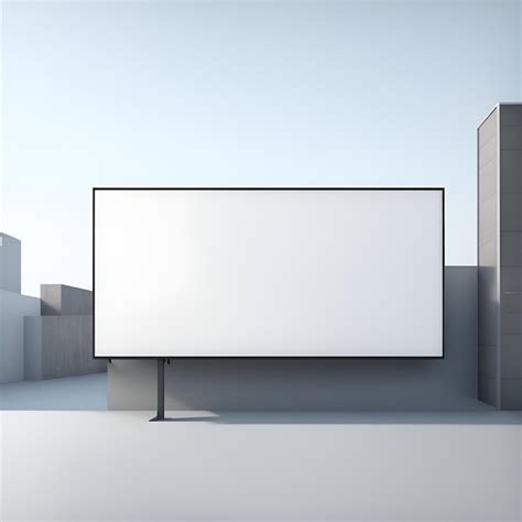 Premium AI Image | A blank billboard for design Mockup for designers