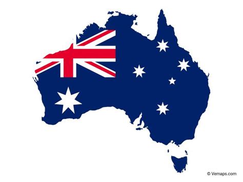 Flag Map of Australia | Free Vector Maps | Australia map, Australia wallpaper, Australian flags