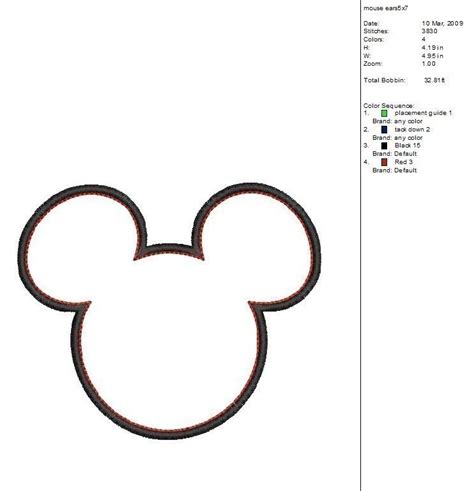 Clipart Ear Mickey Mouse