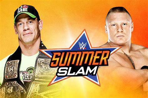 WWE SummerSlam 2014 match card: John Cena vs. Brock Lesnar preview ...