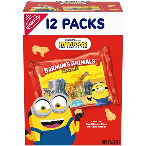 Barnum's Original Animal Crackers, 12 - 1 oz Snack Packs - Walmart.com - Walmart.com