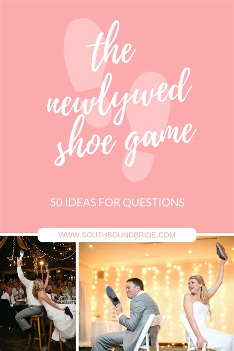 50 Newlywed Shoe Game Questions | SouthBound Bride