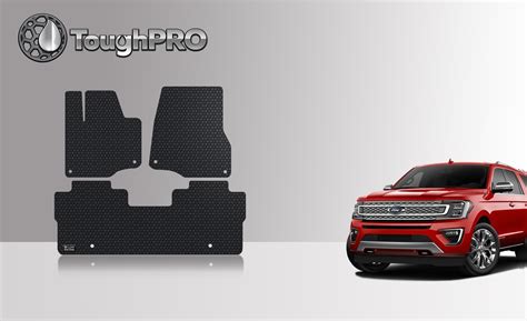 ToughPRO Floor Mat Accessories 1st & 2nd Row Mats Compatible with 2020 Ford Expedition - All ...