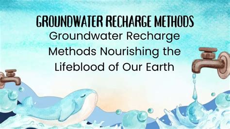 PPT - Groundwater Recharge Methods Nourishing the Lifeblood of Our Earth PowerPoint Presentation ...