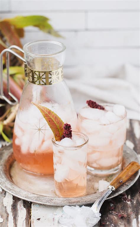 Foraged Pink Staghorn Sumac Lemonade | Recipe | Sumac, Food, Lemonade