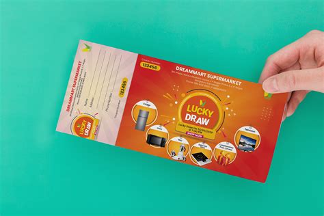 Lucky Draw Coupon Design | Digital :: Behance