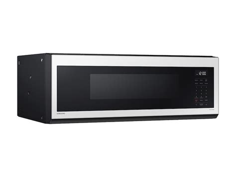 Bespoke Smart SLIM Over-the-Range Microwave 1.1 cu. ft. in White Glass ...