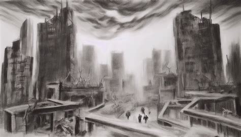 City Charcoal by FutureRender on DeviantArt