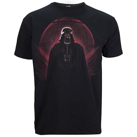 Star Wars Rogue One Men's Darth Vader Red Globe T-Shirt - Black Merchandise | Zavvi Australia