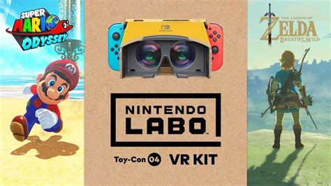 'Mario Odyssey' & 'Zelda Breath of the Wild' Switch VR Kit Update