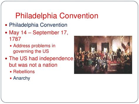 Lesson 2 Philadelphia Convention