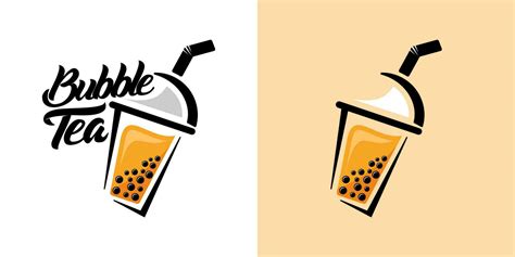 bubble tea logo 3578858 Vector Art at Vecteezy