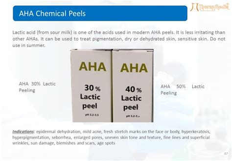 Lactic Acid Peeling at 40% - Therap Medic