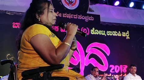 Speech of Dr Malathi Holla, an international Para athletic, also Padmashree, Arjun award winner ...