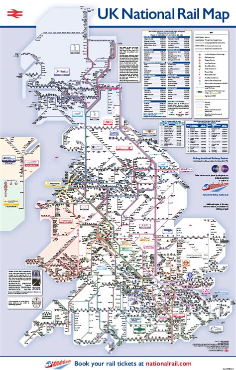 The UK National Rail Map