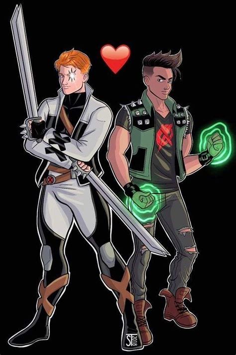 Shatterstar and Rictor By Sergio Torres | Rictor marvel, Xmen comics, The new mutants