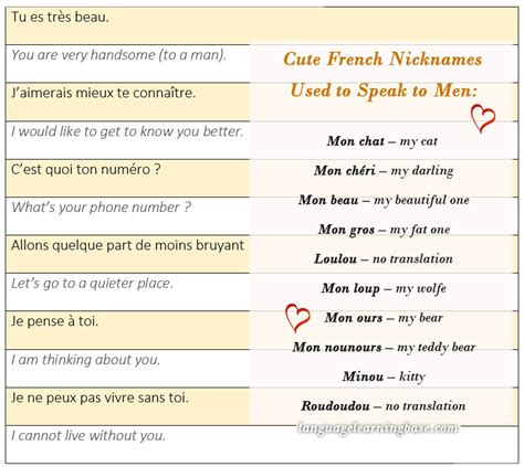 French phrases of love. French phrases of love.