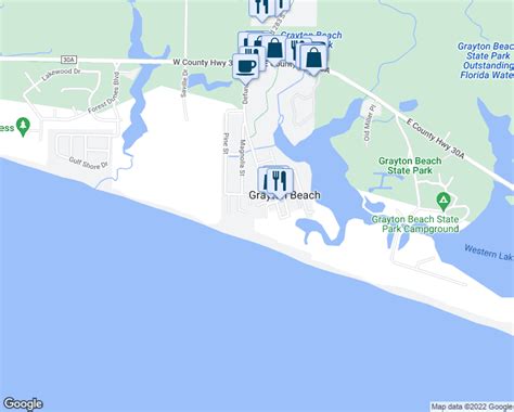 Map Of Santa Rosa Beach Florida | Beach Map