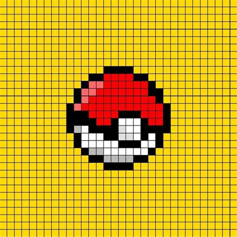 Poké Ball Pixel Art