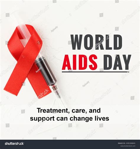 World Aids Day Awareness Quotes Sayings Stock Illustration 2395308845 ...