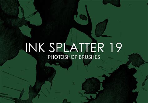 Free Ink Splatter Photoshop Brushes 19 - Free Photoshop Brushes at ...