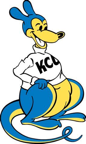 Casey Kangaroo: the UMKC mascot. Original drawing done by Walt Disney, a Kansas City native son ...