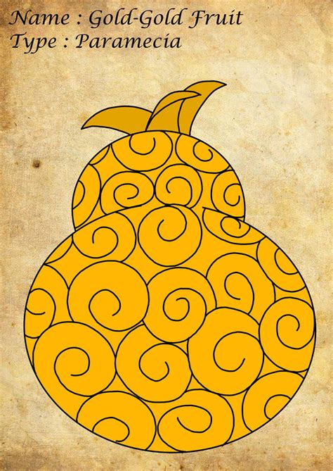 Gold-Gold Fruit by dragonkid17 on DeviantArt