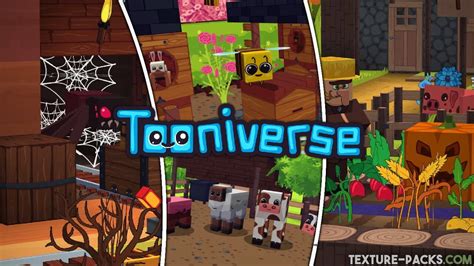 Tooniverse Texture Pack 1.21, 1.21.3, 1.21.1 → 1.20 - Download