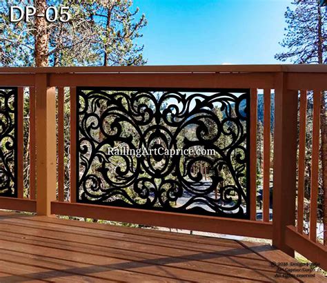 Metal Railing Panel Balcony Insert Deck Panel Staircase - Etsy Canada