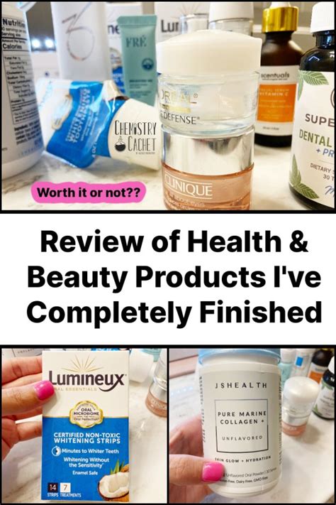 Review of Health & Beauty Products I've Completely Finished