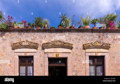 Mexico, Morelia tourist attraction colorful streets and colonial houses in historic center Stock ...