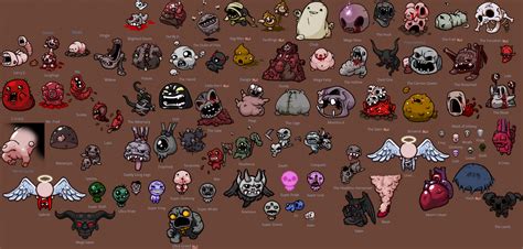 All Binding of Isaac Bosses by Scoutzi on DeviantArt