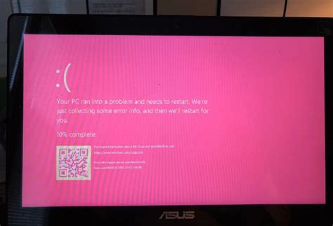 The Pink Screen of Death! AIIIIEEEEEEE!!!! | bradwarthen.com