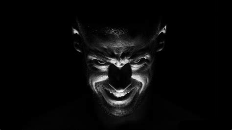 Black Devil Face In Black Background HD Devil Wallpapers | HD ...