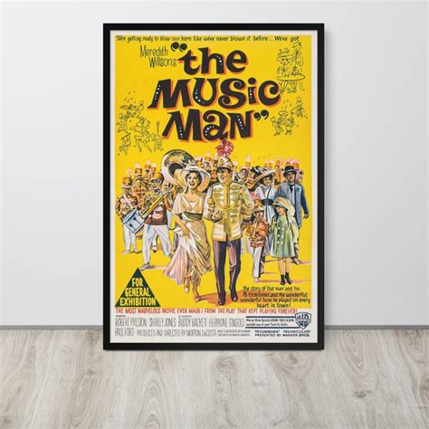 The Music Man 1962 Vintage Movie Poster - Etsy